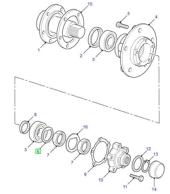Arandela Mangueta - Eje Delantero - AG PARTS