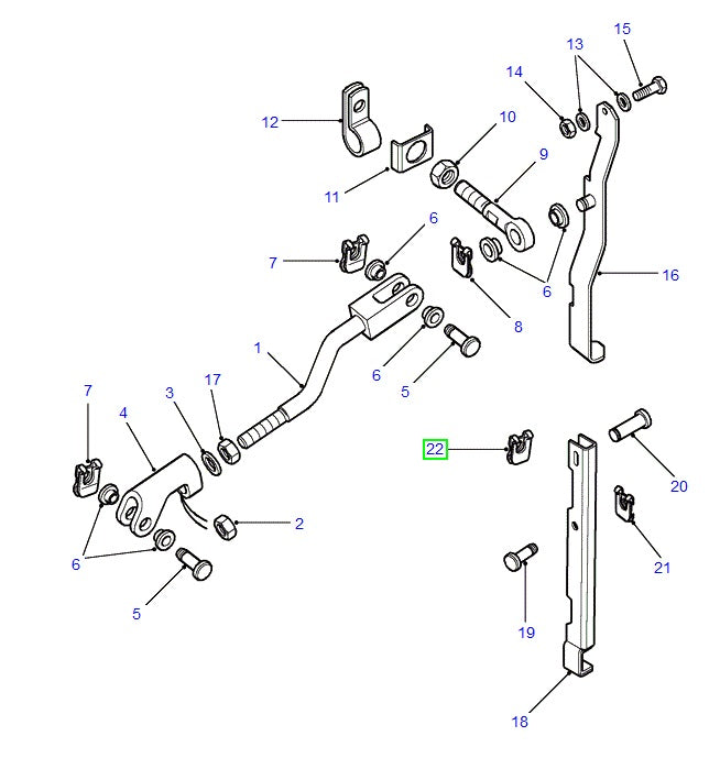 Clip - LT77 - ORIGINAL LAND ROVER