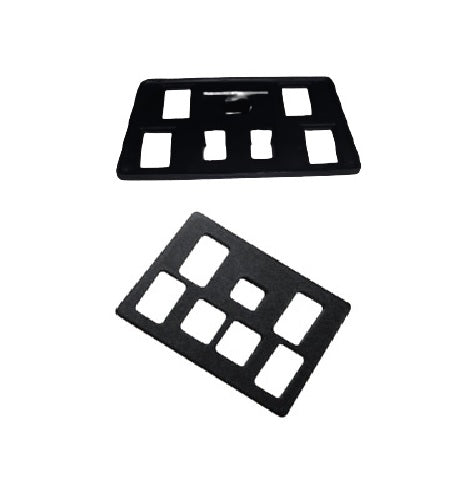 Alojamiento Interruptores Consola Central - Negro - Asientos calefactables - AG PARTS