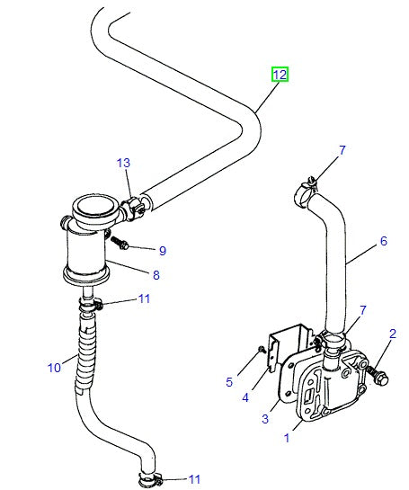 Manguera drenaje aceite-separador - ALLMAKES