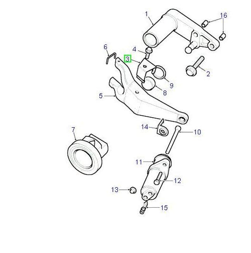 Clutch Release Pivot Clip - Price Per Unit - ALLMAKES