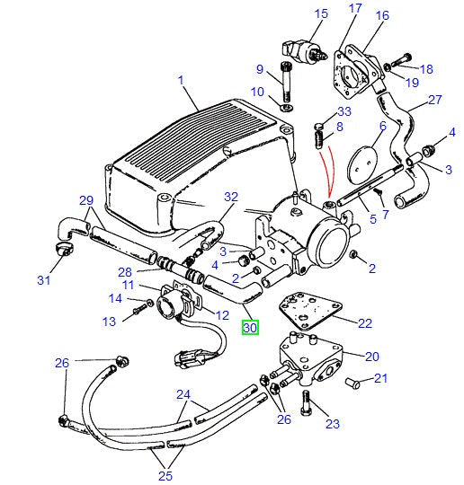 Tuyau de roue Essence V8 L/R EFI - ALLMAKES