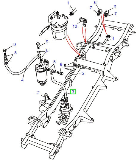 Hose Fuel Feed - ALLMAKES
