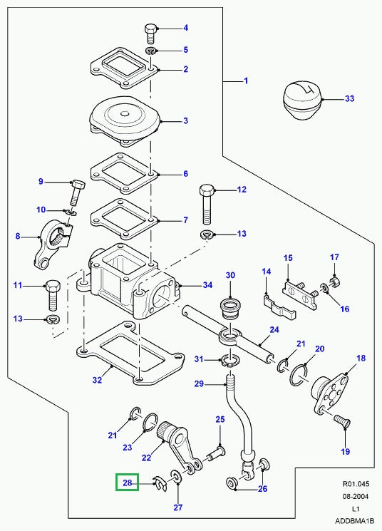 CLIP - 10 units - GENUINE LAND ROVER