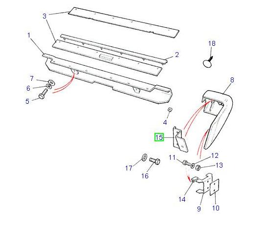 Bumper Bracket Mounting RH - ALLMAKES