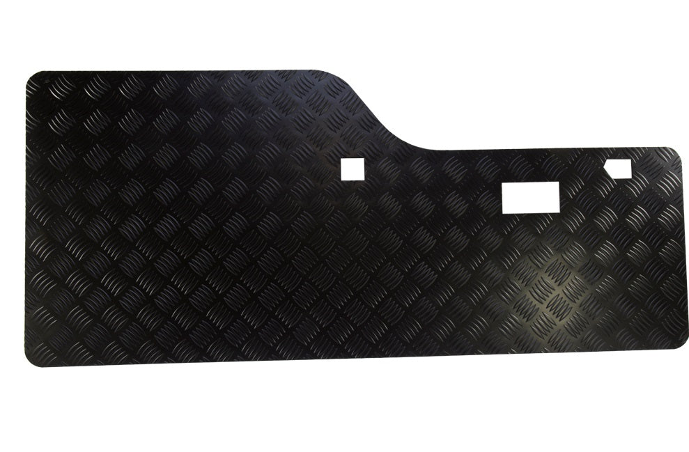 Protección interior portón trasero en negro - 2mm - AG PARTS
