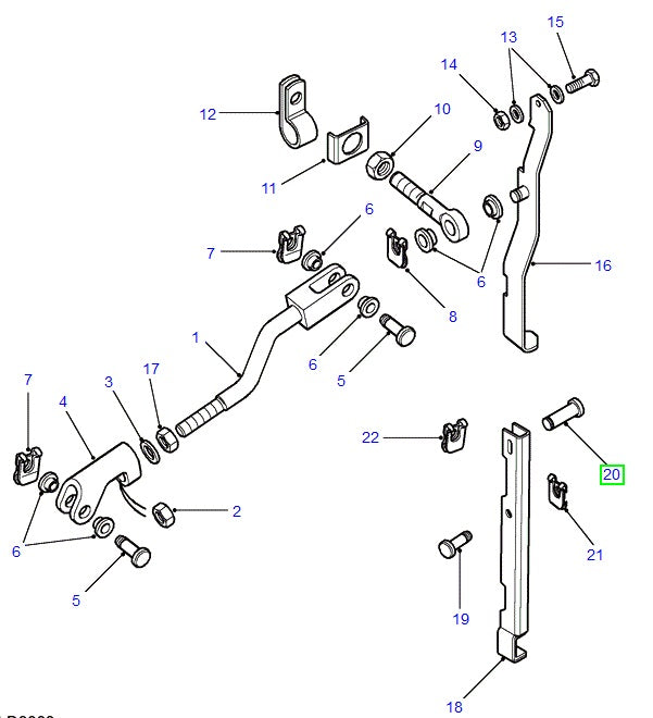 Goupille - Chape/Pivot - ORIGINAL LAND ROVER