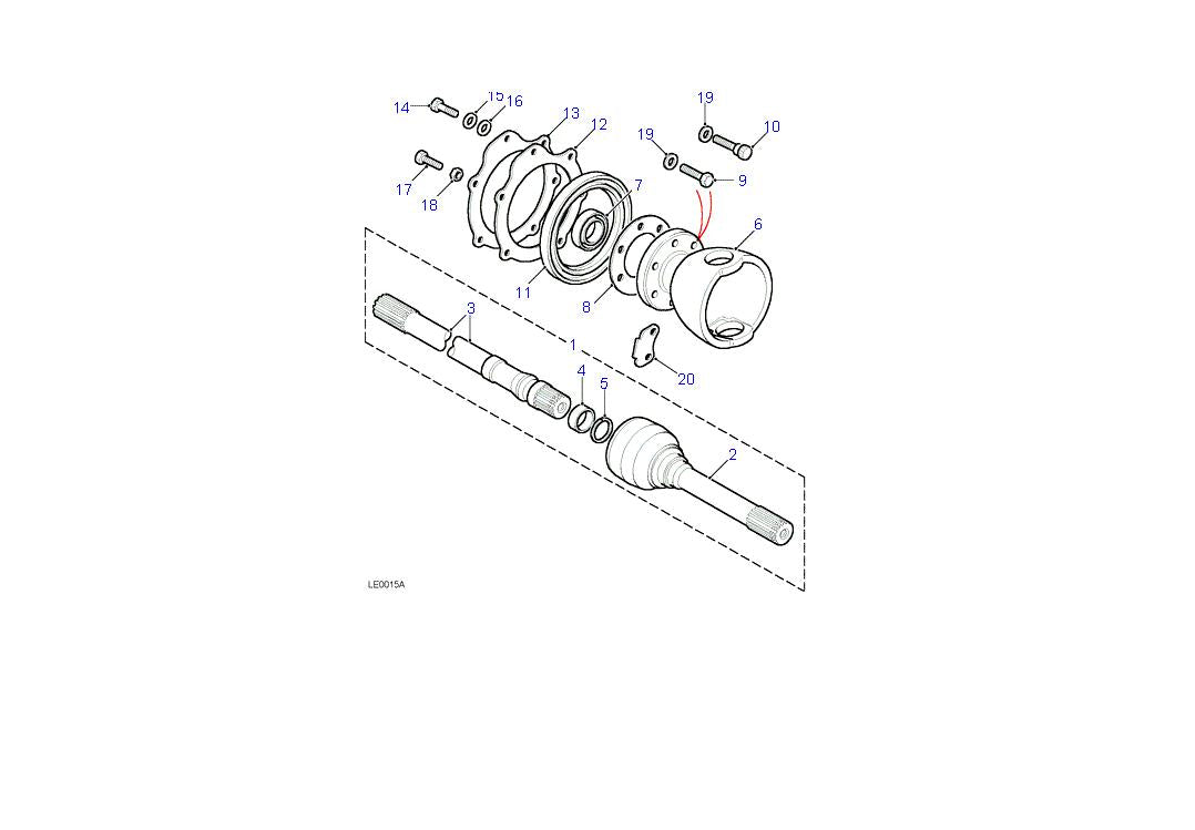 Joint CV 24 rainures - ODM